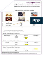 Listening Skills Practice: Going To The Cinema - Exercises: Preparation