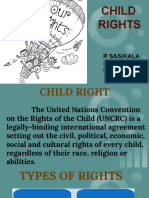 Child Rights: R.Sasikala Social Work MTN College