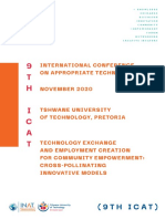 9th ICAT - Technology Exchange and Employment Creation For Community Empowerment-Cross-Pollinating Innovative Models