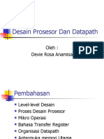 Desain Prosesor dan Datapath