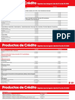 Tasas y Productos de Credito PDF
