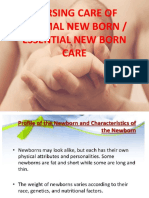 Nursing Care of Normal Newborn