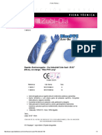 Guantes en PVC Semicorrugados BluePVC FICHA TECNICA PDF
