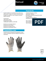 Guantes de Nylon Con Nitrilo Naraflex FICHA TECNICA PDF