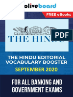 The Hindu Vocabulary Booster September 2020 Free Vocabulary E-Book