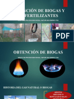 Obtención de Biogas y Biofertilizantes