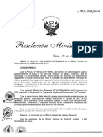 Norma Tecnica de Salud para Transporte Asistido de Pacientes Por Via Terrestre