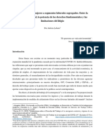 Julieta Lobato - El Acceso de Las Mujeres A Segmentos Laborales Segregados. Entre La Movilización Legal, La Potencia de Los Derechos Fundamentales y Las Limitaciones Del Litigio