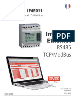Interface Ethernet: Rs485 Tcp/Modbus