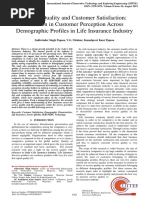 Service Quality and Customer Satisfaction: Variation in Customer Perception Across Demographic Profiles in Life Insurance Industry