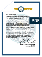 Carta Certificado GWR