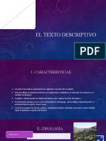 El Texto Descriptivo