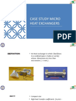 Case Study Micro Heat Exchangers