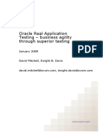 Oracle Real Application Testing - Business Agility Through Superior Testing