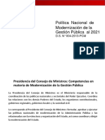 5.4 Política Nacional de Modernizacion de La GP AL 2021 PDF