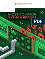 COMMON PYTHON ERRORS