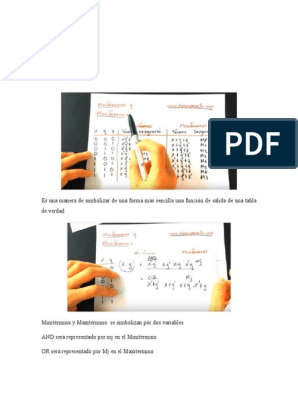 Maxiterminos y miniterminos definicion de politica