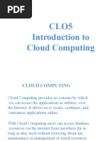 8 - Intro To Cloud Computing