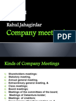 Company Meeting's