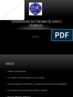 Universidad Autónoma de Santo Domingo - PPTX Didactica
