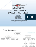 Advanced Algorithms & Data Structures: Lecturer: Karimzhan Nurlan Berlibekuly