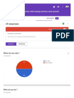 Consumer buying behavior while buying stainless steel utensils - Google Forms