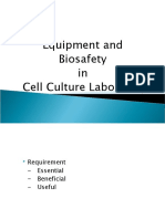 Kuliah 7, Equipment and Biosafety in Cell Culture Laboratory
