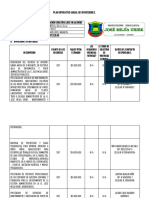 Plan Operativo Anual de Inversiones