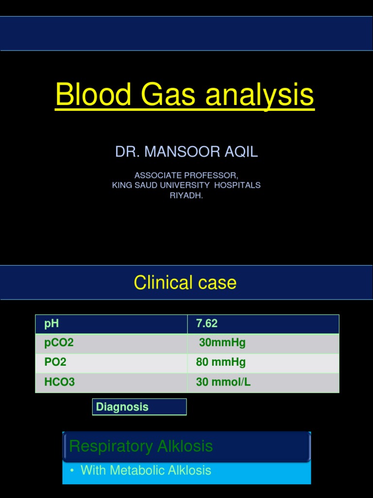 Blood Gas Analysis and Acid-Base Disorders | PDF | Buffer Solution ...