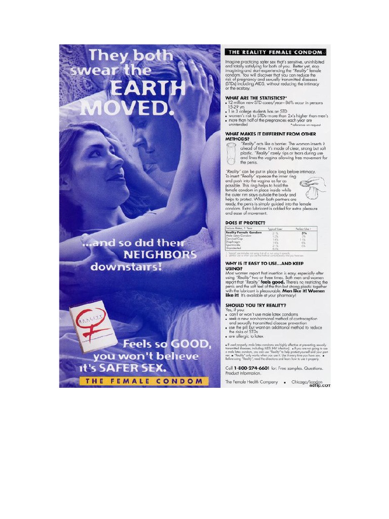 IB ENGLISH A - PAPER 1 (Female-Condom) | PDF