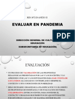 Presentación Documento Evaluación en Pandemia