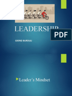 Leader's Mindset - Leadership - Giorgi Burduli