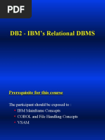 DB2 - IBM's Relational DBMS