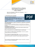 Guia 3 de Actividades y Rúbrica de Evaluación