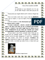 25 de Novembro, Día Internacional para A Eliminación Da Violencia Contra A Muller