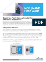 Nor - Nand Flash Guide: Selecting A Flash Memory Solution For Embedded Applications