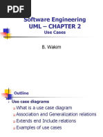 Software Engineering Uml - Chapter 2: B. Wakim