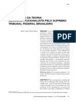 A Recepção Da Teoria Neoconstitucionalista Pelo Supremo Tribunal Federal Brasileiro PDF