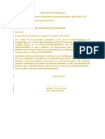 Carta de Autorizacion Cci - Felipe Scotiabank
