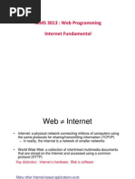 MMS 3013: Web Programming Internet Fundamental