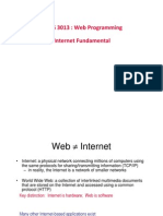MMS 3013: Web Programming Internet Fundamental