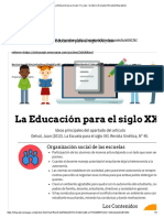La Educación para El Siglo XXi - New - by Valeria Granados Estrada (Infographic)