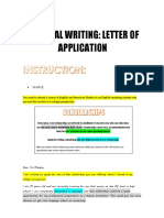 2 - Letter of Application