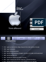 Apple Inc.: Think Different!
