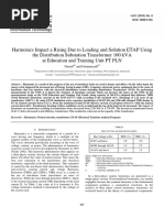 Harmonics Impact A Rising Due To Loading and Solution ETAP Using