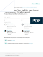 Efficient Decision Trees For Multi Class Support Vector Machines Using Entropy and Generalization Error Estimation PDF