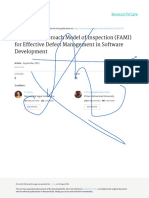 Four-Step Approach Model of Inspection (FAMI) For Effective Defect Management in Software Development
