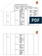 PLANIFICACI+ôN CURRICULAR 2016 Hist 8º