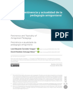 Pertinencia de La Pedagogía Amigoniana PDF