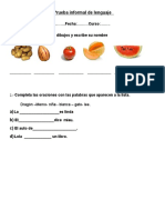 Prueba Informal Contanza